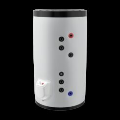 Бойлер с две серпентини, 200л.,стоящ, с механично управление, Елдом, емайлиран