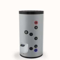 Бойлер със серпентина, 150л.,стоящ, с електронно управление, Елдом, емайлиран