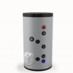 Бойлер със серпентина, 150л.,стоящ, Елдом, неръждаем