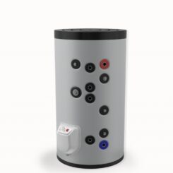 Бойлер с две серпентини, 150л.,стоящ, Елдом, емайлиран