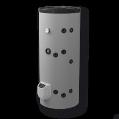 Бойлер със серпентина, 200л.,стоящ, с електронно управление, Елдом, емайлиран