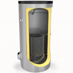 Бойлер със серпентина, 750л.,стоящ, Елдом, неръждаем