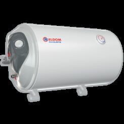 Бойлер Елдом 50л., 2kW, хоризонтален, емайлиран, изводи отляво