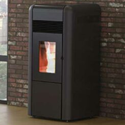 Пелетна камина с водна риза DINO 27kW