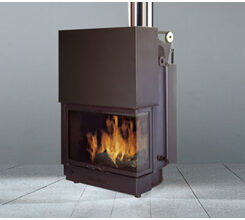 Камера за вграждане с водна риза Acquatondo Un Lato Vetrato 27kW