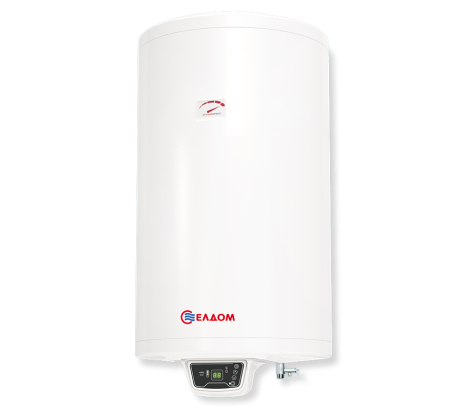 Бойлер Елдом 80л., 3kW, електронно управление, емайлиран, голям диаметър Бойлер Елдом 80л., 3kW, електронно управление, емайлиран, голям диаметър