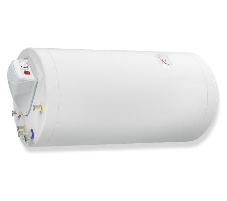 Бойлер със серпентина, хоризонтален, 80л., Елдом, неръждаем Бойлер със серпентина, хоризонтален, 80л., Елдом, неръждаем