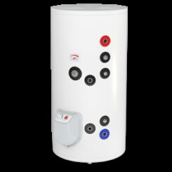 Бойлер с две серпентини, 150л.,стоящ, Елдом, неръждаем