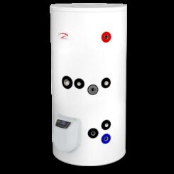 Бойлер със серпентина, 200л.,стоящ, с електронно управление, Елдом, неръждаем