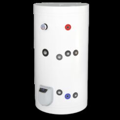 Бойлер със серпентина, 400л.,стоящ, с електронно управление, Елдом, неръждаем