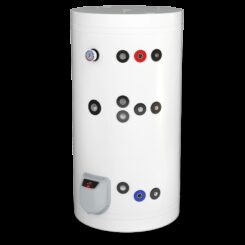 Бойлер с две серпентини, 400л.,стоящ, Елдом, емайлиран