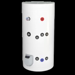 Бойлер със серпентина, 500л.,стоящ, с електронно управление, Елдом, емайлиран