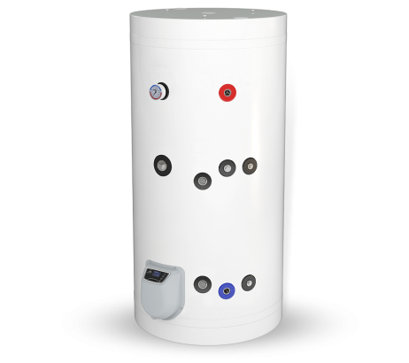 Eldom 500l., with onе heat exchanger, with electric control free standing, stainless Бойлер със серпентина, 500л.,стоящ, с електронно управление, Елдом, неръждаем