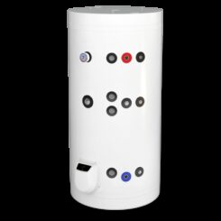 Бойлер с две серпентини, 500л.,стоящ, Елдом, неръждаем