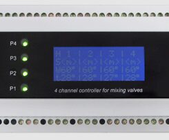 4-канален контролер за смесителни кръгове управлявани с моторни задвижки