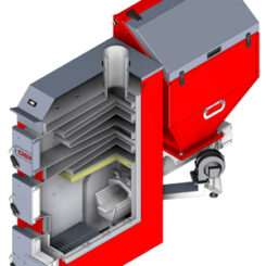 Котел на пелети и въглища AKM UNI