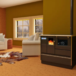 Готварска печка на пелeти ALFA 90 PELET