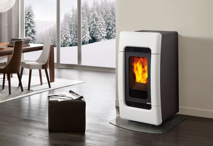 Pellet Stove MEG PIU 30 KW Пелетна камина с водна риза MEG PIU 30 KW EdilKamin
