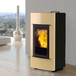Пелетна камина с водна риза NELLY PIU 30 KW EdilKamin