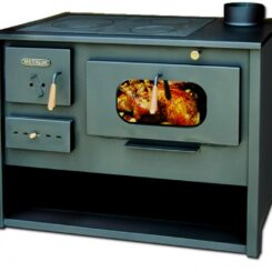 Готварска печка Металик с подвижен чугунен плот