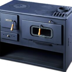 Готварска печка Металик с цял чугунен плот