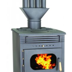 Камина Металик Хит с чугунен плот и топлообменник
