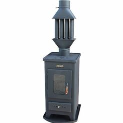 Камина Металик Стил с чугунен плот и топлообменник