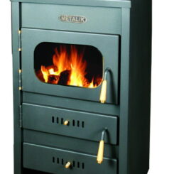 Камина Металик Класик 1 с подвижен чугунен плот