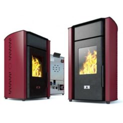 Пелетна камина с водна риза EcoSpar Alba hydro 18kW