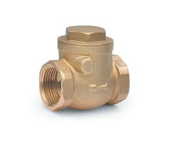 Възвратен вентил суинг със свободен месингов клапан