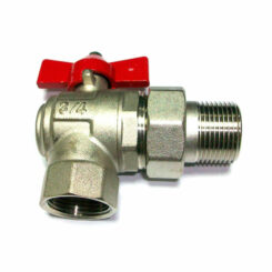 Сферичен кран ъглов с холендър