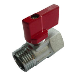 Сферичен кран F/M MINI - Матиран Никел