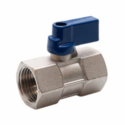 Сферичен кран F/F MINI - Матиран Никел