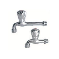 Канела с аератор - хром - с ръкохватка вита