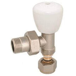 Вентил Радиаторен Ъглов с Адаптор 1/2x16*2