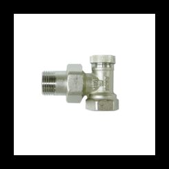 Вентил Радиаторен Секретен Ъглов 1/2x1/2