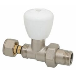 Вентил Радиаторен Прав с Адаптор 1/2x16*2