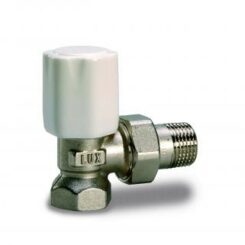 Вентил Радиаторен Ъглов, Аксиален за Терморегулатор