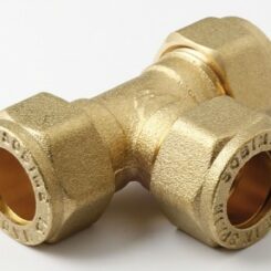 Връзка Тройник Компресационна - Месинг