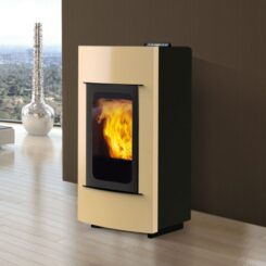 Пелетна камина с водна риза NELLY 23kW