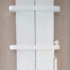 Електрическа алуминиева лира за баня Thermostyle Sofia бяла 800x500 - 580W