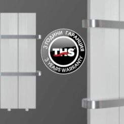 Електрическа алуминиева лира за баня Thermostyle Sofia бяла 1000x400 - 500W