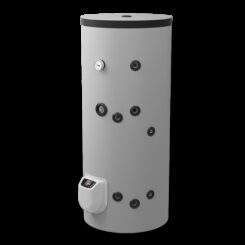 Бойлер със серпентина, 200л., стоящ, с електронно управление, Елдом, неръждаем