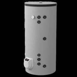 Бойлер с две серпентини (паралелни), 300л., стоящ, Елдом, емайлиран