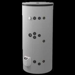 Бойлер с две серпентини, 500л., стоящ, с електронно управление, Елдом, емайлиран