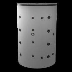 Буферен съд елдом 1500л., с една черна и една неръждаема серпентина, неемайлиран