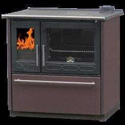 Готварска печка с водна риза Plamen Termo Glas 15kW, тествана