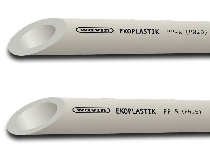 Pipe PN 16 Wavin Ekoplastik for Hot Water - 3m/qty. Тръба PN 16 Wavin Ekoplastik за топла и студена питейна вода - 3м/бр.