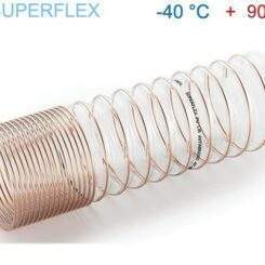 Гъвкава тръба за пелетна горелка 63мм SUPERFLEX Continental, 1 метър