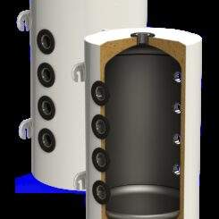 Буферен съд Sunsystem PSM 30л. W, неемайлиран